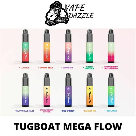 TUGBOAT MEGA FLOW DISPOSABLE 4000 PUFSS Vapedazzle AE