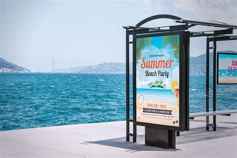 89 Most Popular Beach Poster Mockup - Free Mockup