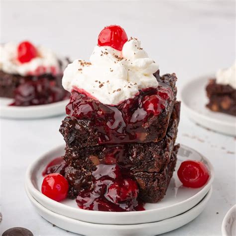 Black Forest Brownies Recipe With Cherry Amira S Pantry