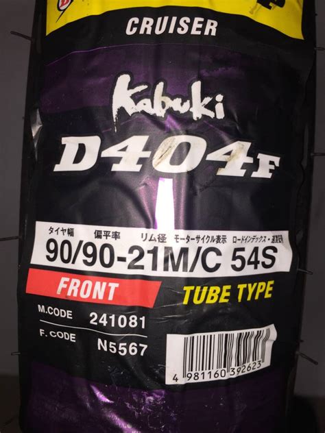 室内在庫品 DUNLOP ダンロップ D404F KABUKI 90 90 21 M C 54S チューブ用 オンロード 売買された