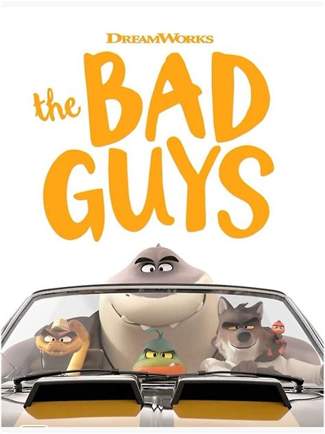 "BAD GUYS movie" Poster for Sale by gtombinn | Redbubble