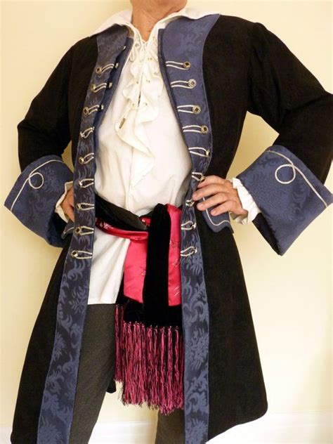 Pirate Coat Mansrenaissance Costume Frock Coat Jack Etsy Steampunk