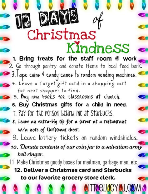 Twelve 12 days of christmas ideas – Artofit