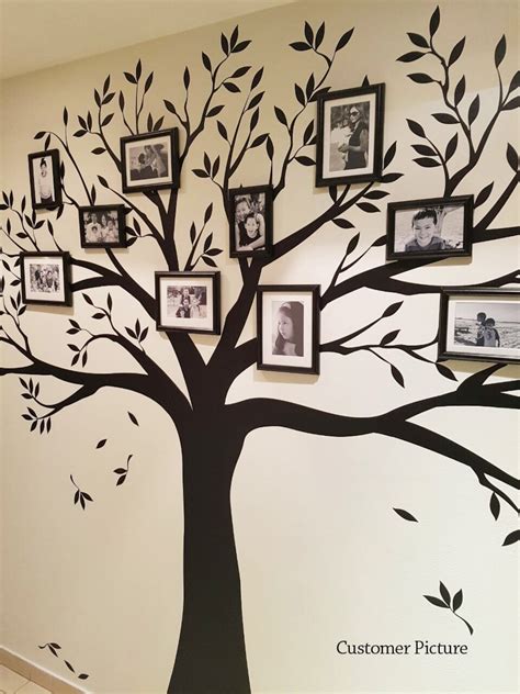 Wall Decal, Family Tree Wall Decal Photo Frame Tree Decal Family Tree ...