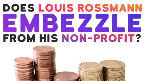 Does Louis Rossmann Embezzle From His Non Profits Addressing Senseless