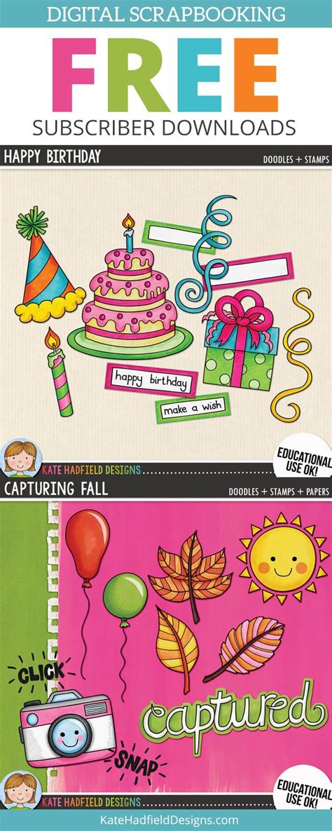 1553 Best Digital Scrapbooking And Printables Images On Pinterest Clip