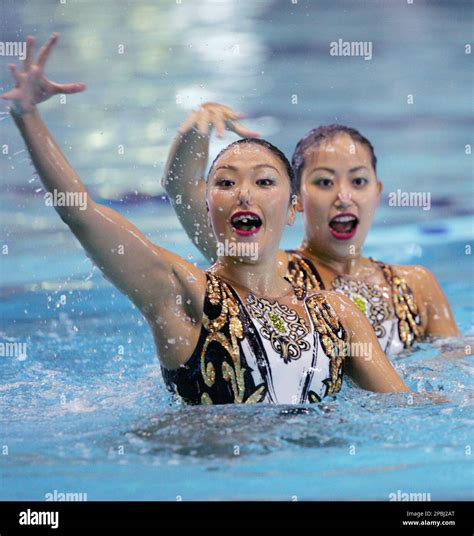 Japan S Emiko Suzuki And Ayako Matsumura Performs During A Duet Free