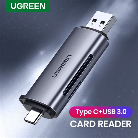 Ugreen Leitor De Cart O De Mem Ria Micro Sd Usb Tipo C Para Sd Tf