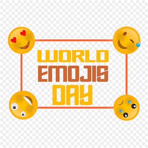 World Emoji Day Vector Design Images World Emoji Day Design With