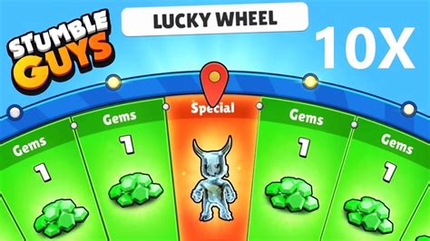 Stumble Guys Spinning X New Free Lucky Wheel Part Youtube