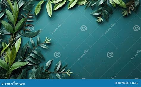 Tropical leaves greenery stock illustration. Illustration of wallpaper - 287726534