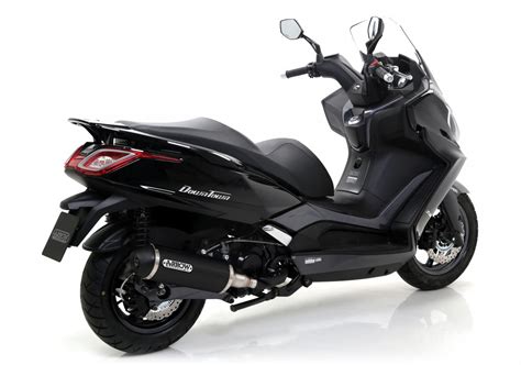 Escape Arrow Urban Homologado En Aluminio Negro Para Kymco Downtown