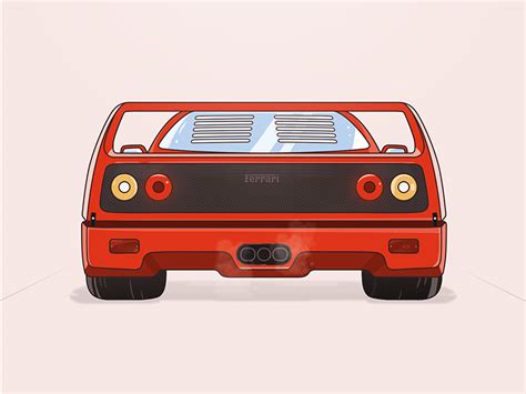 Ferrari F40 by Fabian Albert on Dribbble