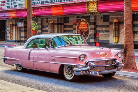 Elvis Pink Cadillac Tour On Fremont Street Experience Photograph By