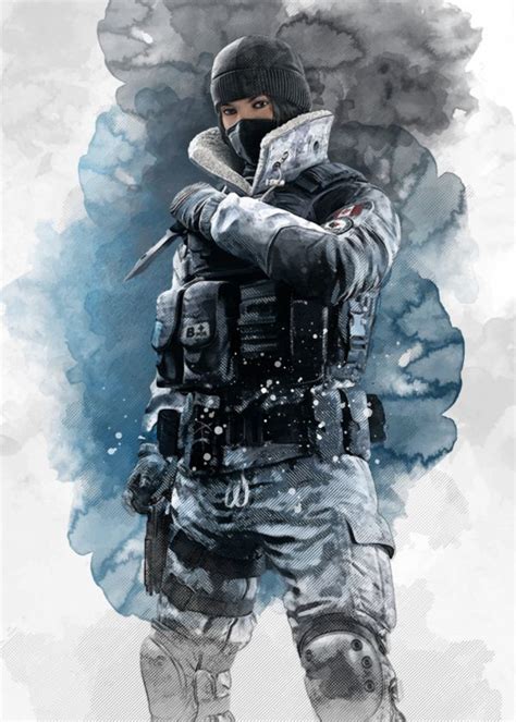 Pin On Rainbow Six Siege Watercolour Operators Displate Posters