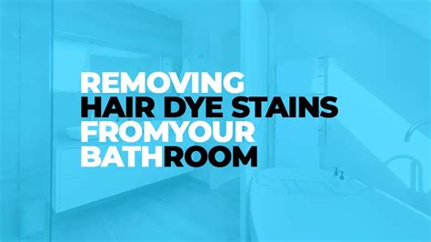 How To Remove Hair Color Stain From Bathtub At Harold Findlay Blog