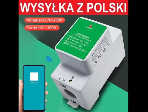 Licznik Energii Elektrycznej Wifi Tuya Smartlife Na Szyn Din Mm