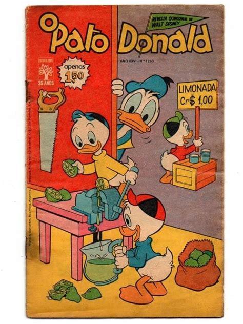 Hq Pato Donald N 1250 24 Outubro 1975 Editora Abril Casa Do