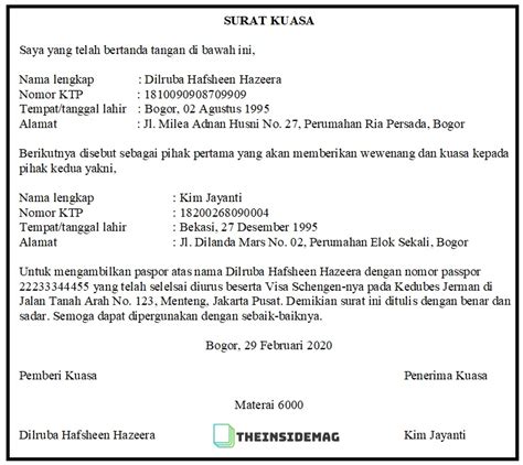 Detail Cara Membuat Surat Kuasa Pengambilan Akta Cerai Koleksi Nomer 44