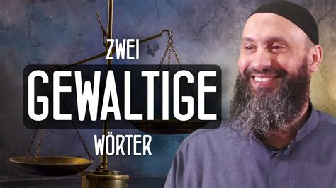 ZWEI GEWALTIGE WÖRTER Sami Abu Hamza YouTube