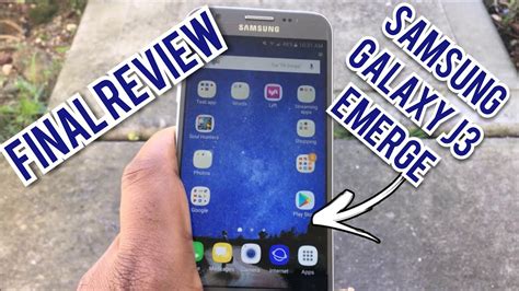 Samsung Galaxy J Emerge First Impressions Review Youtube