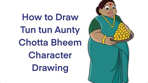 How to Draw || Chhota Bheem || Character Drawing || Tun Tun Mousi || Step by Step | Character ...