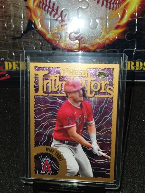 MIKE TROUT 2023 Topps Meilleurs Flashbacks Intimidateurs Anges De Los