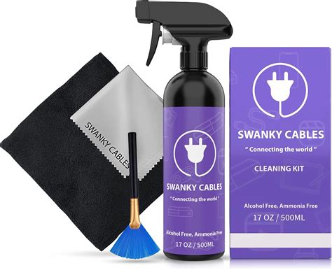 Swanky Cables Screen Cleaner Spray Kit Electronic Cleaning For Computer Laptop