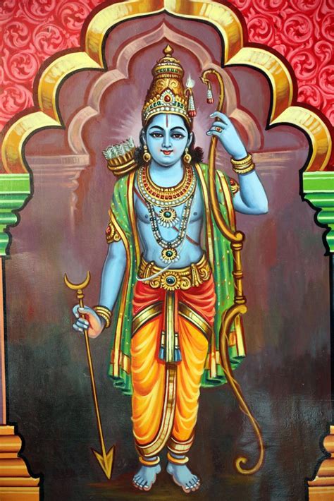 Sri Vadapathira Kaliamman Hinduistiske Tempel Avatar Af Vishnu Lord