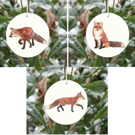 Fox Ornaments - Etsy