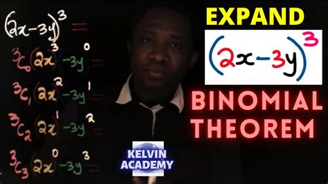 HOW TO EXPAND 2x 3y 3 USING BINOMIAL THEOREM YouTube