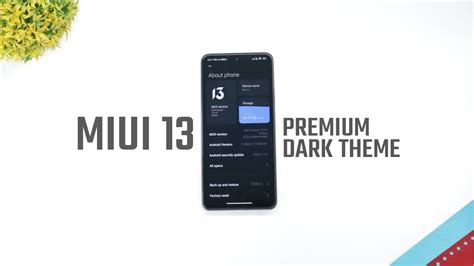 Miui 13 Premium Dark Theme For Redmi Poco Mi Phone New System UI