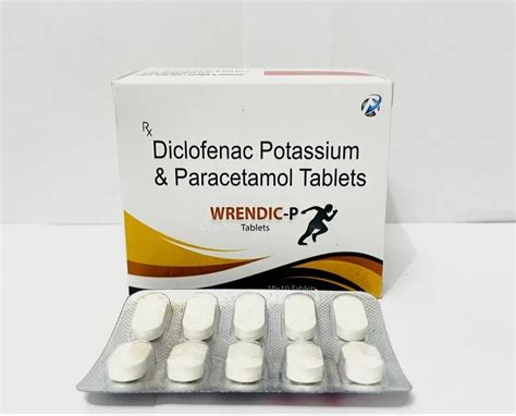 WRENDIC P Diclofenac Sodium 50 Mg Paracetamol 325 Mg At Rs 750 Year In