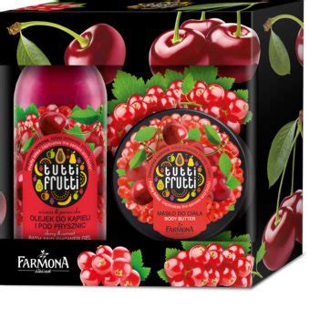 Farmona Tutti Frutti Cherry Currant Zestaw Kosmetyk W V