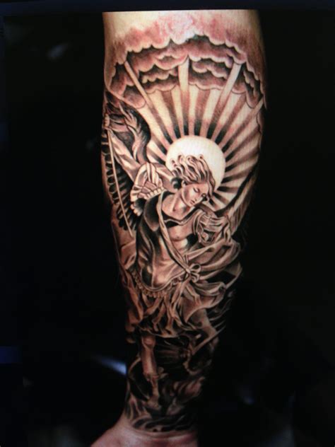 Michael Archangel Tattoo Forearm