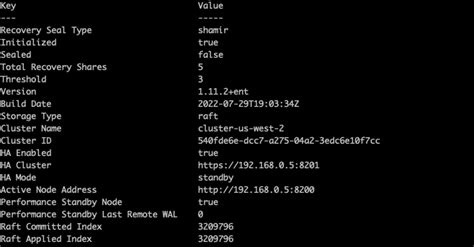 Vault Performance Standby Last Remote Wal Showing 0 After Restart