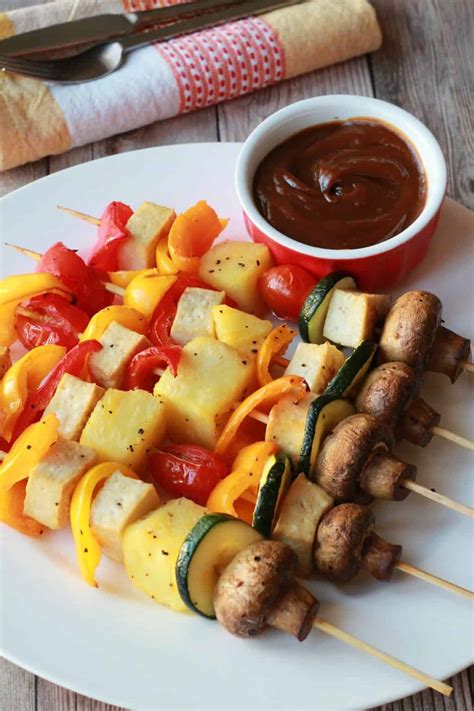 Vegetable Skewers (Oven or Grill!) - Loving It Vegan