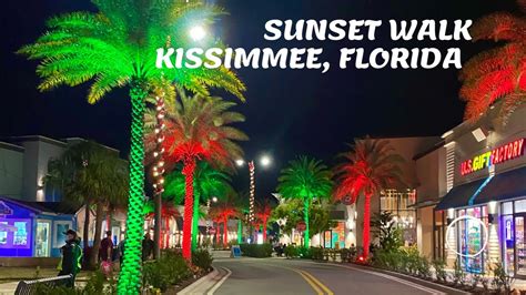 SUNSET WALK KISSIMMEE FLORIDA STREET MUSIC VISIT FLORIDA YouTube