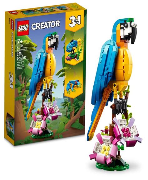 LEGO® Creator Exotic Parrot, 253 Pieces - Macy's