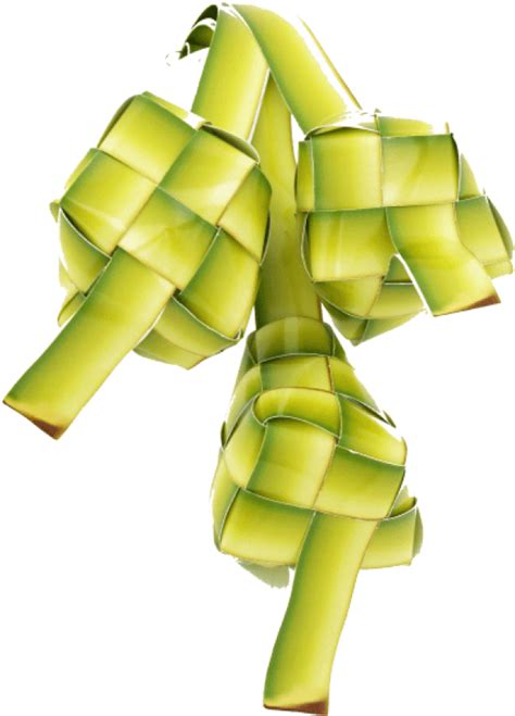 Ketupat Celebration Bamboo Tradition Festival Png