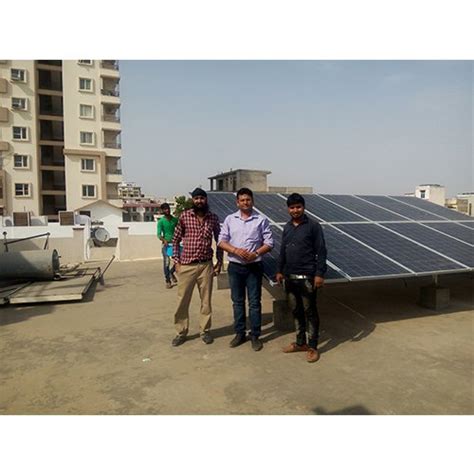 TVM Mounting Structure 4 10 Kw Solar System Grid Connected Commercial