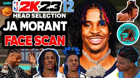 OLD JA MORANT FACE CREATION IN NBA 2K23 NEW FACE SCAN METHOD 1