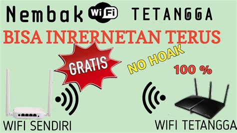 Cara Nembak Wifi Tetangga Menggunakan Tenda N Bagi Pemula Youtube