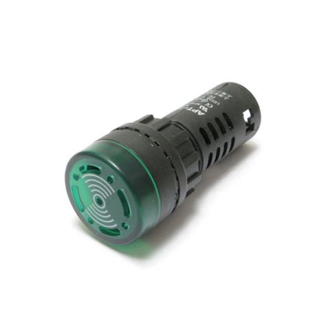 L Mpara Piloto Mm Color Verde V Con Buzzer Aelectronics