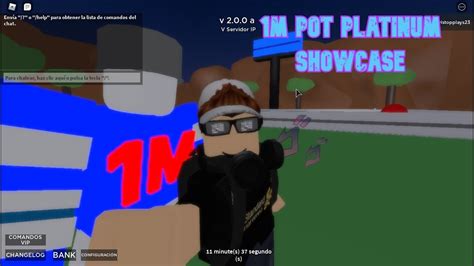 1m Pot Platinum Showcase Roblox A Bizarre Day Modded Youtube