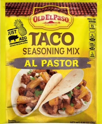 Old El Paso Al Pastor Taco Seasoning Oz Smiths Food And Drug