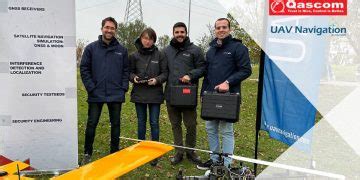 UAV Navigation Grupo Oesía y Qascom prueban con éxito un nuevo receptor