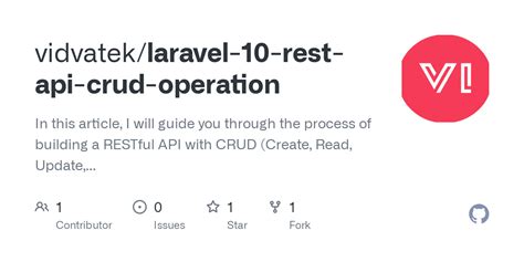 GitHub Vidvatek Laravel 10 Rest Api Crud Operation In This Article