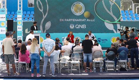 Qnb Parraine La E Dition Du Tournoi De Tennis Jasmin Open