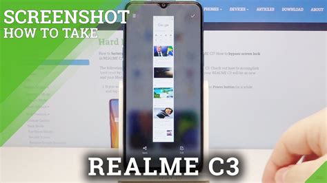 How To Take Screenshot In REALME C3 Catch Fleeting Content YouTube